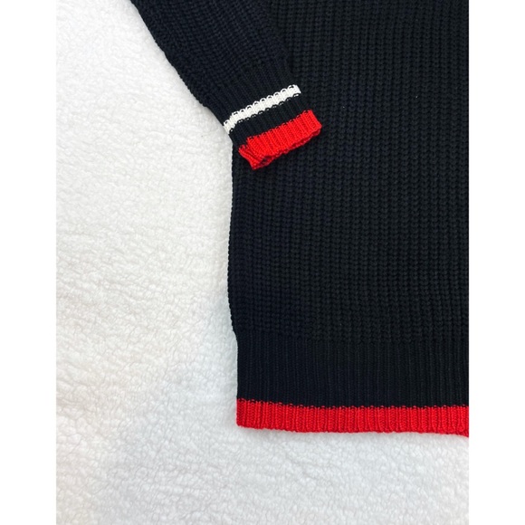 Striped Chunky Knit Sweater Mini Dress - Picture 10 of 16